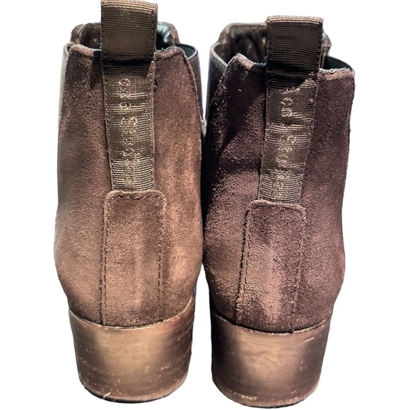 ACNE STUDIOS CHELSEA BLACK SUEDE WESTERN SHORT ANKLE BOOTS / SIZE 37 (7) - Picture 6 of 11